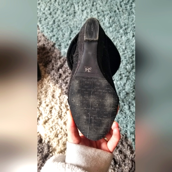 Small Size 4/5 Black Ankle Boots/Booties - Picture 4 of 5